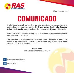 Marca Registrada en Tijuana 2025 Comunicado