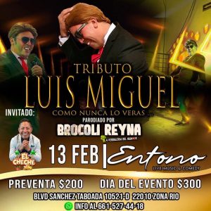 Tributo a Luis Miguel en Tijuana 2025