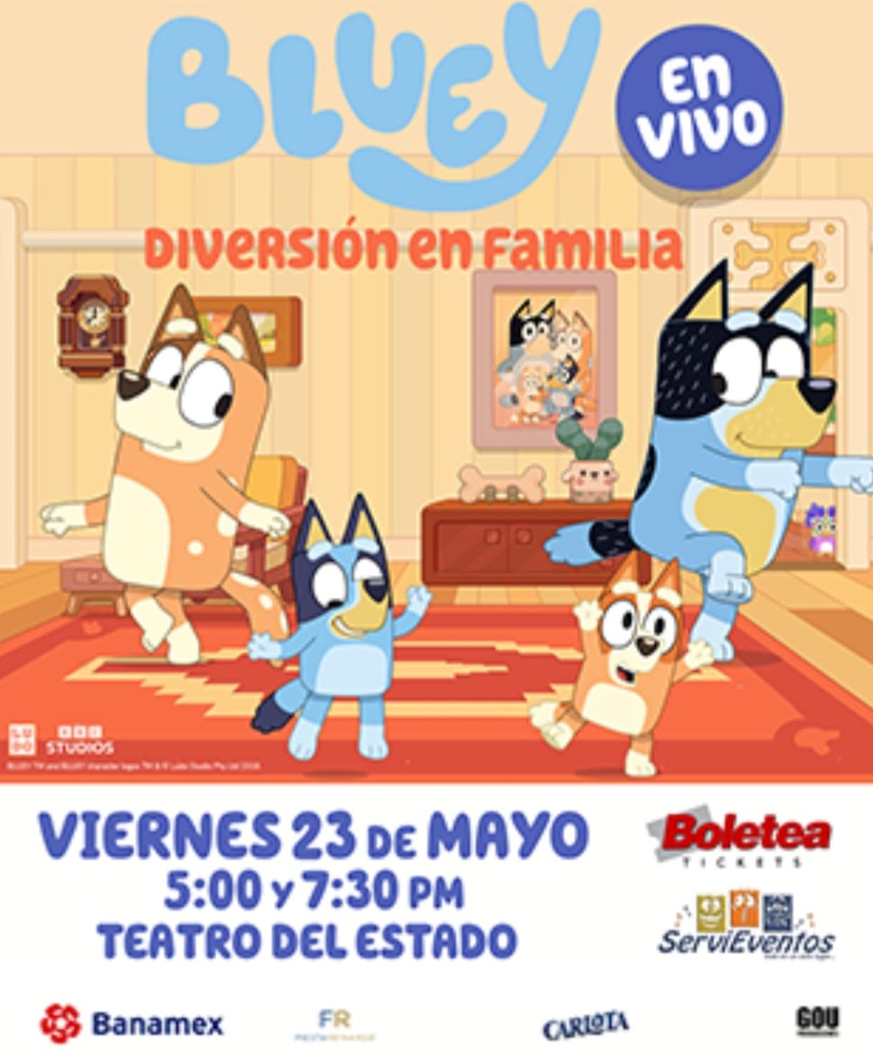Bluey en Vivo en Mexicali 2025