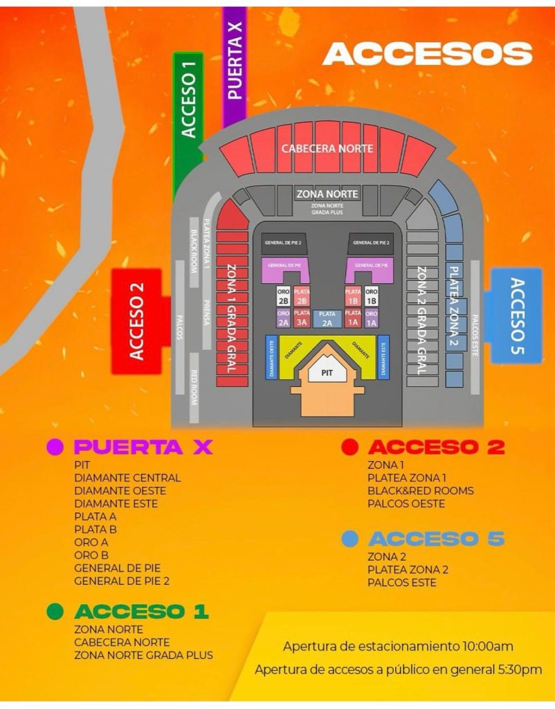 Estadio Caliente Accesos 01