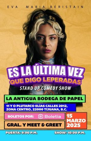 Eva María Beristain en Tijuana 2025
