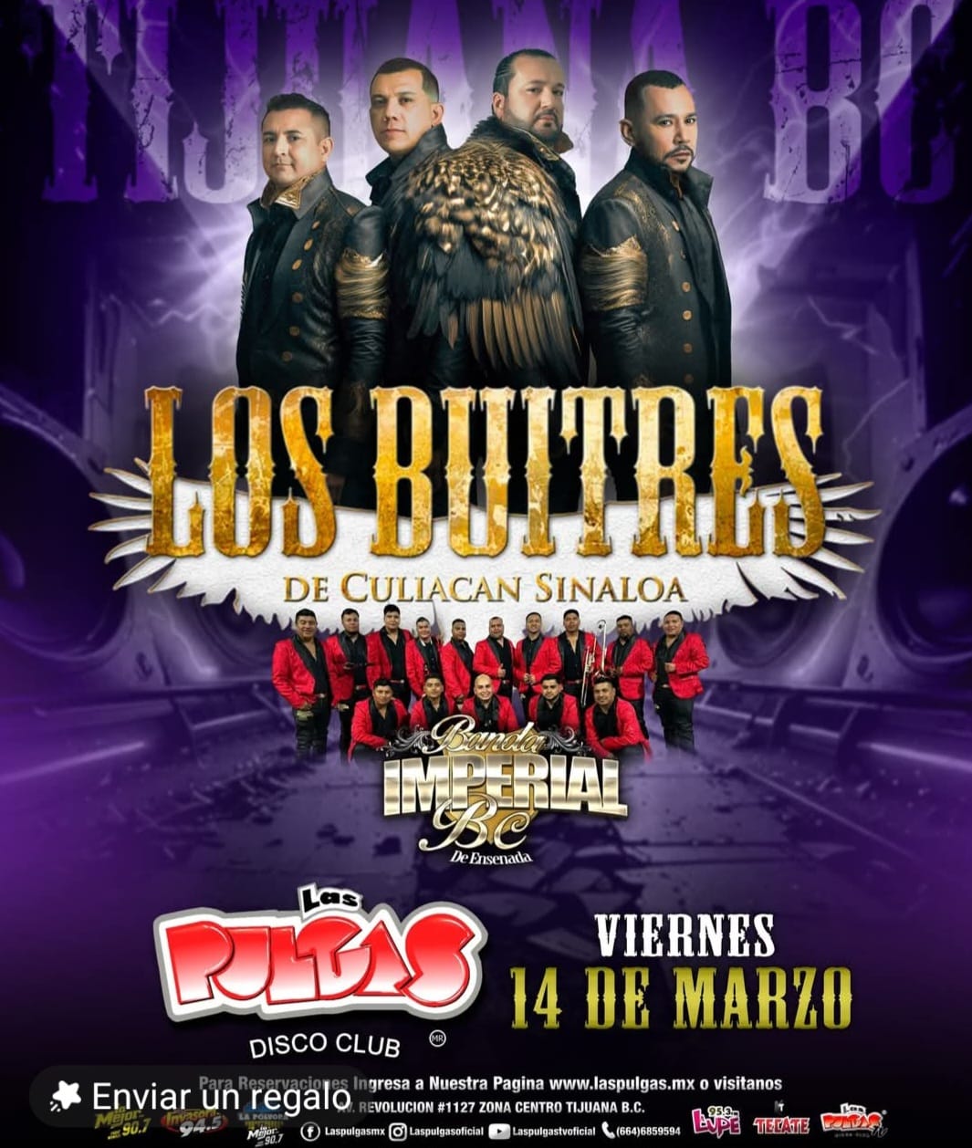 Los Buitres de Culiacán Sinaloa en Tijuana 2025
