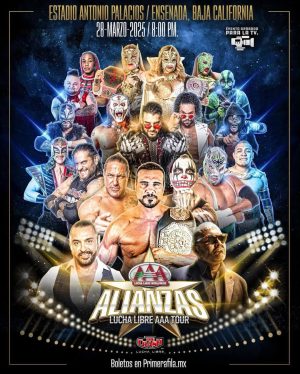 Alianzas Lucha Libre AAA en Ensenada 2025