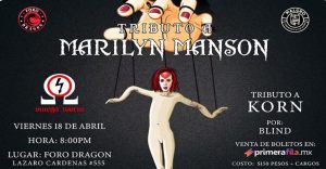 Tributo a Marilyn Manson en Mexicali 2025
