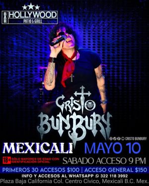 Cristo Bunbury en Mexicali 2025