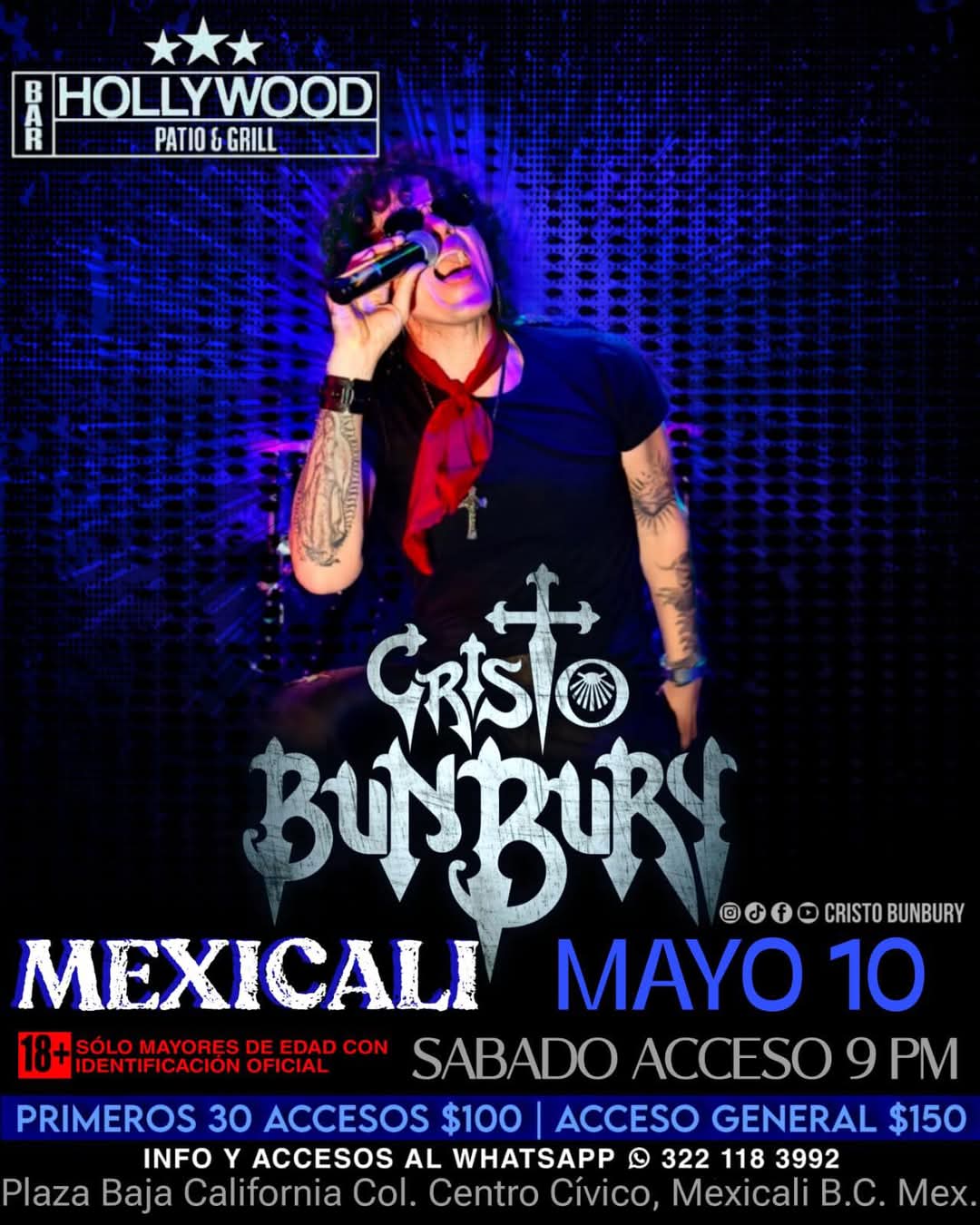 Cristo Bunbury en Mexicali 2025