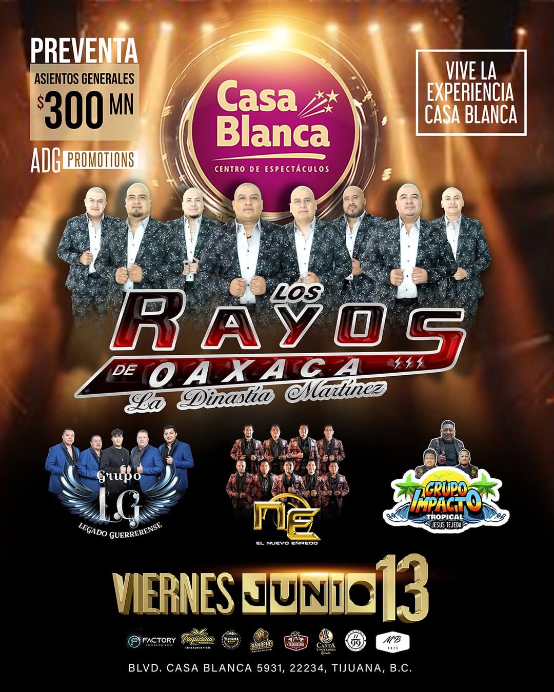 Los Rayos de Oaxaca en Tijuana 2025