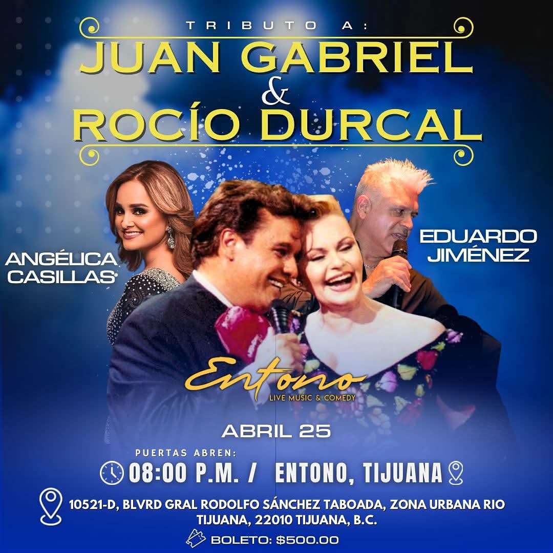 Tributo a Juan Gabriel & Rocío Dúrcal en Tijuana 2025