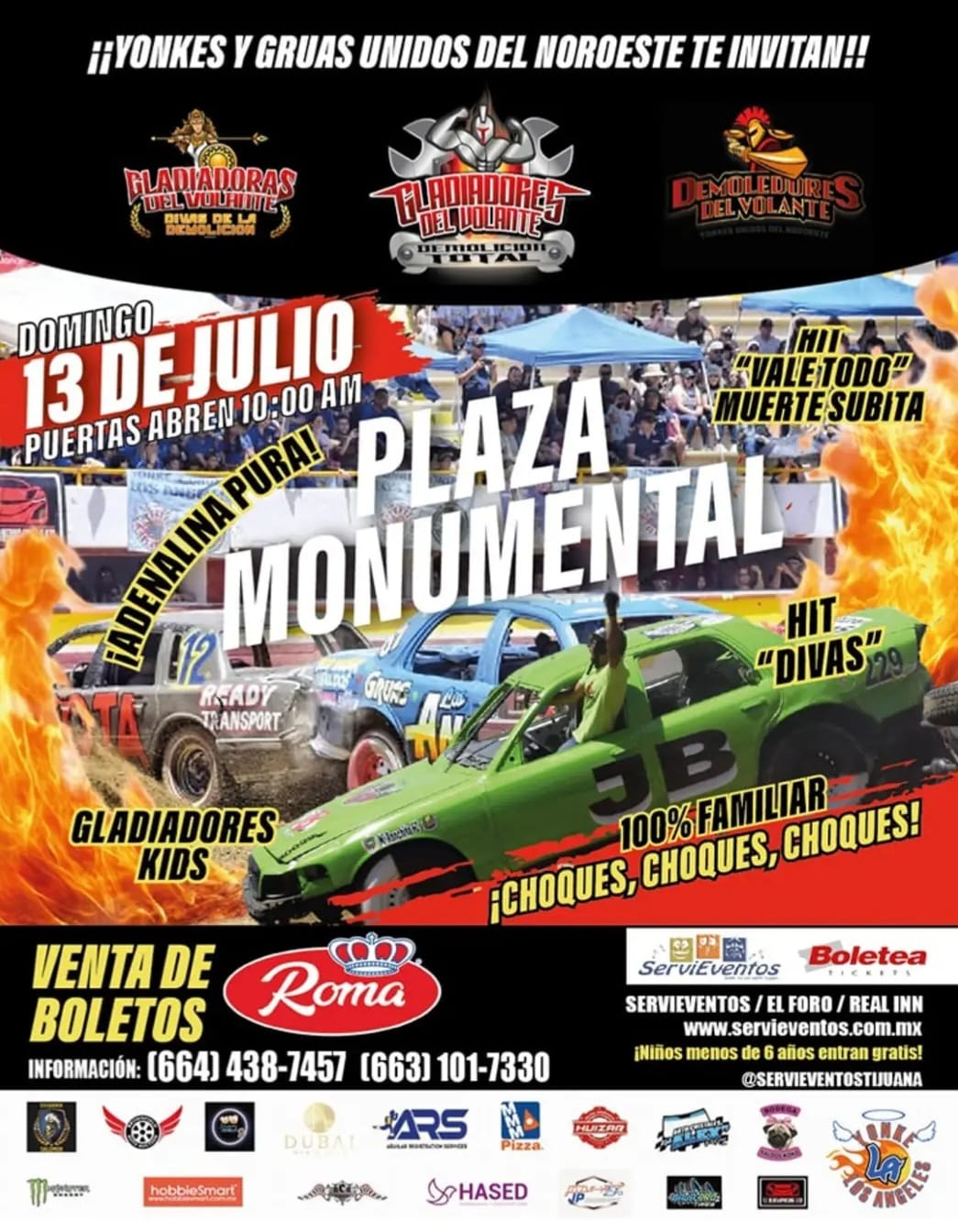 Gladiadores del Volante en Tijuana 2025