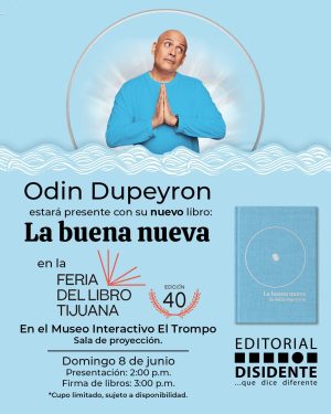 Odín Dupeyron en la Feria del Libro Tijuana 2025