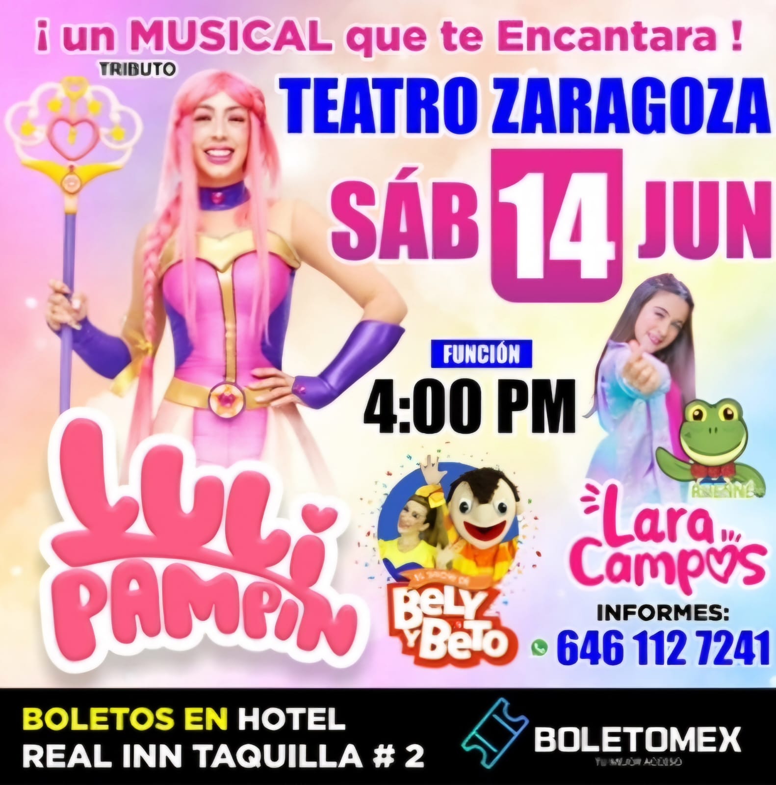 Tributo a Luli Pampín Lara Campos y Bely y Beto en Tijuana 2025