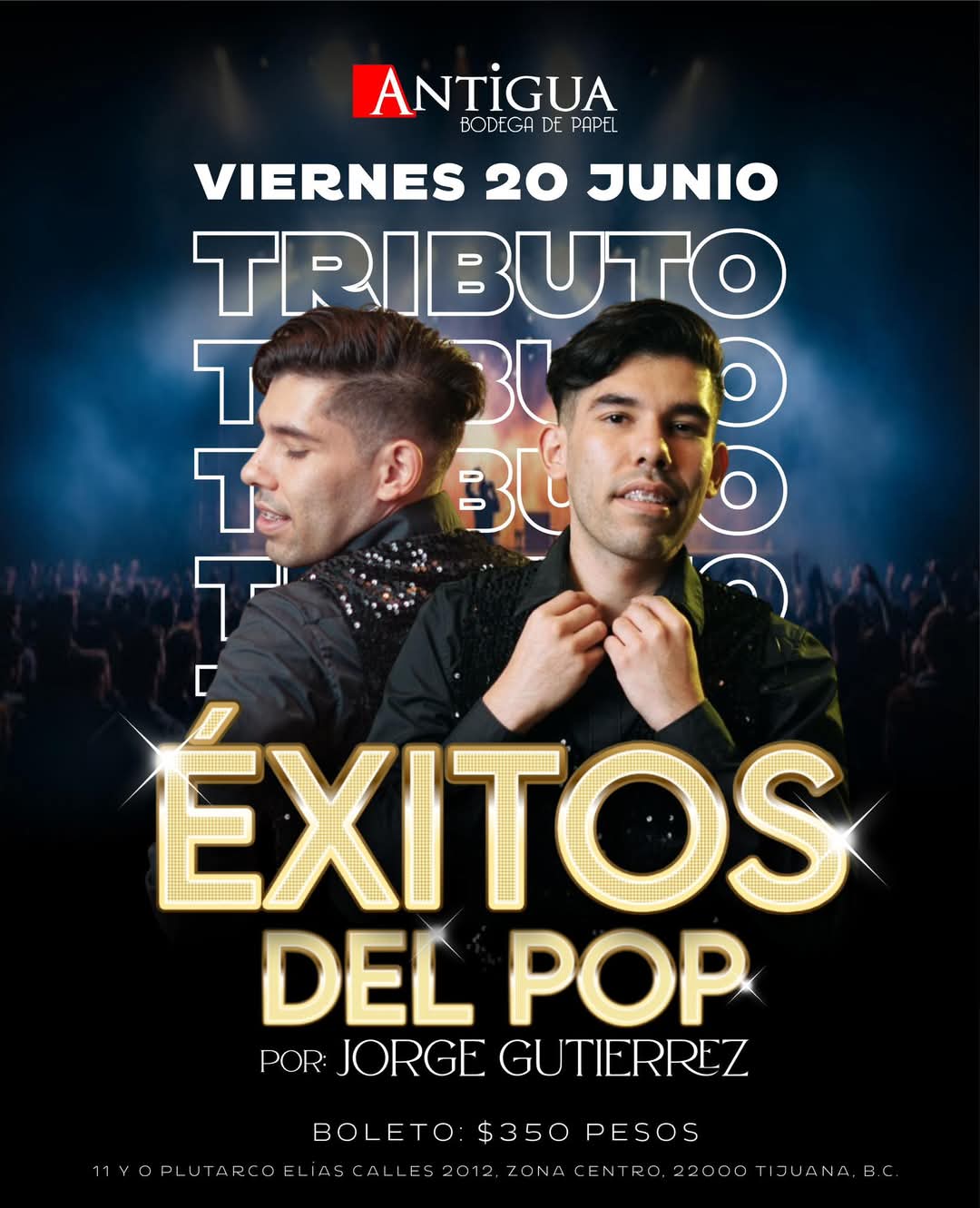 Tributo de Éxitos del Pop en Tijuana 2025