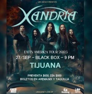 Xandria en Tijuana 2025