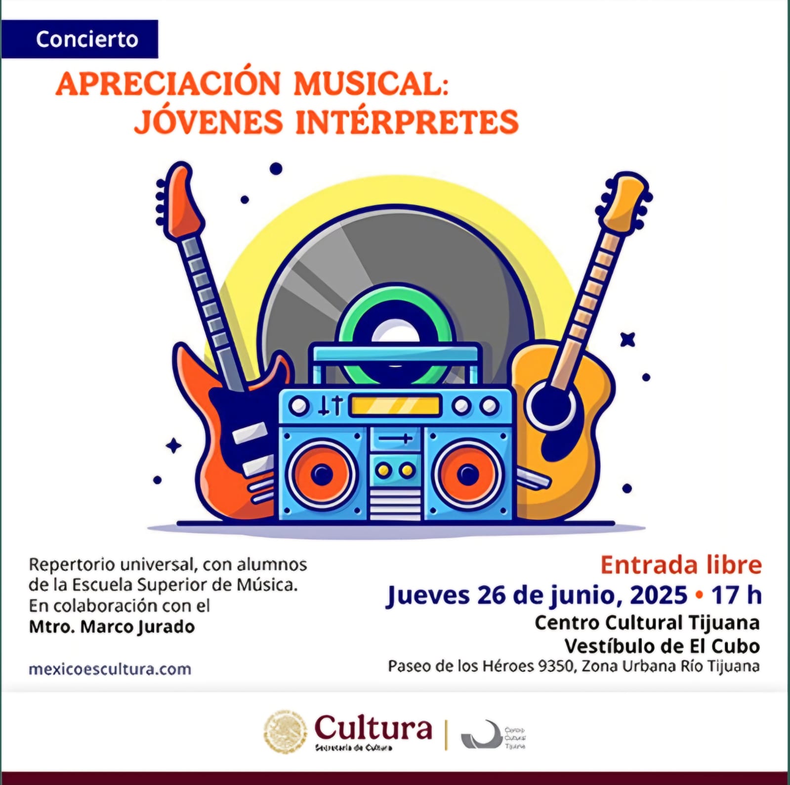 Apreciación Musical Jóvenes Intérpretes en Tijuana 2025