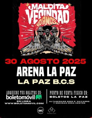 La Maldita Vecindad en La Paz B.C.S. 2025