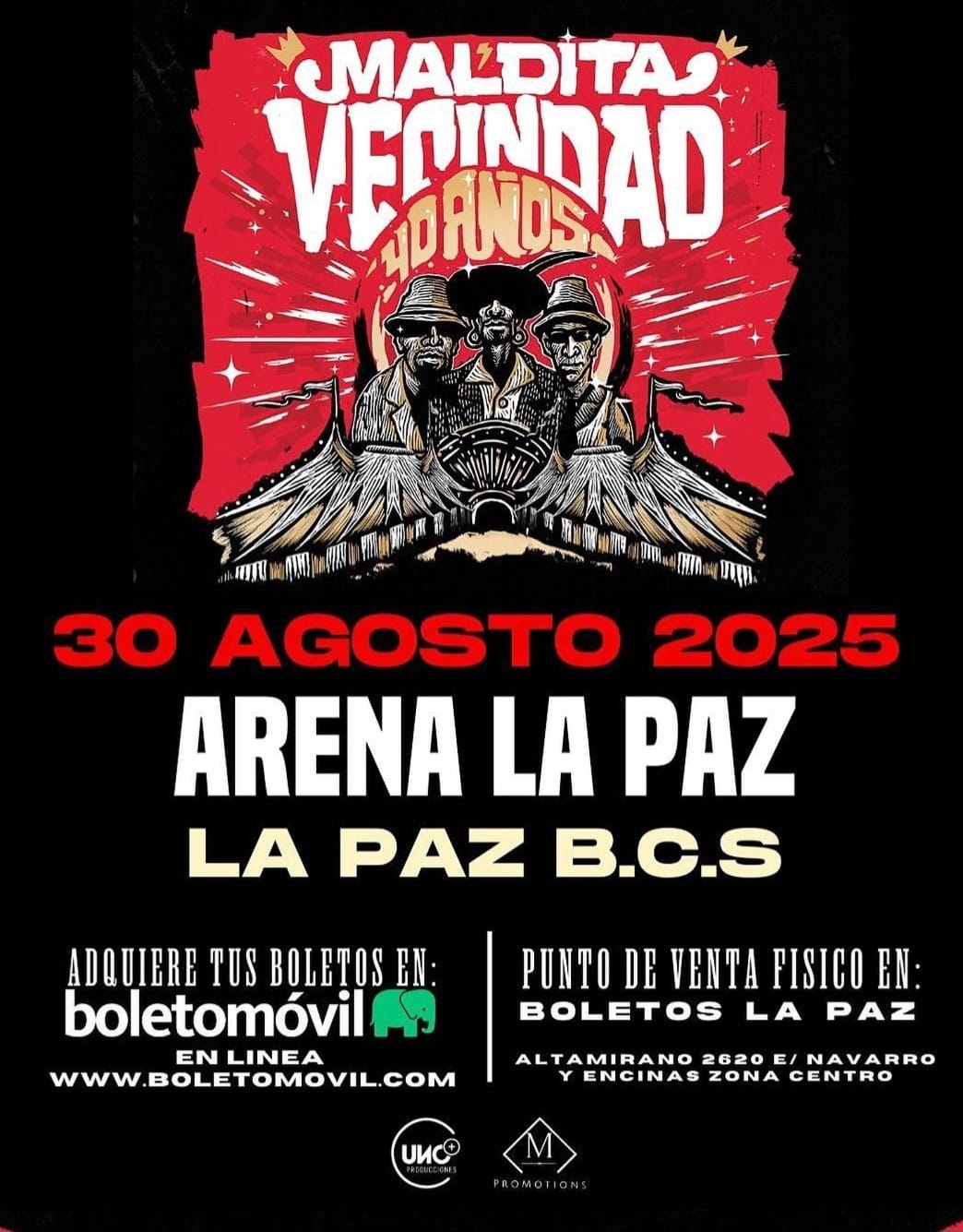 La Maldita Vecindad en La Paz B.C.S. 2025