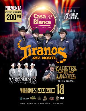 Tiranos del Norte en Tijuana 2025
