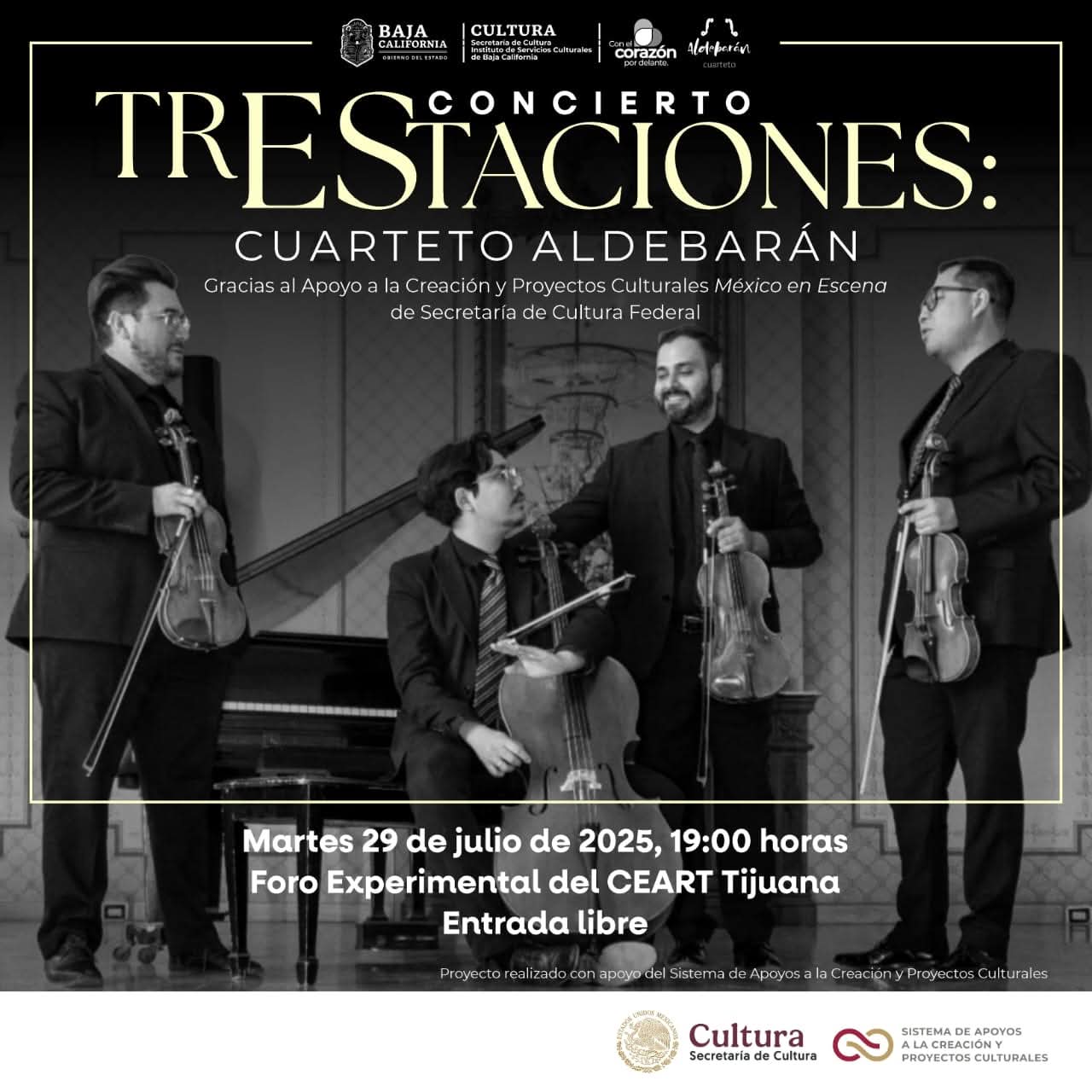 Concierto Tres Estaciones en Tijuana 2025