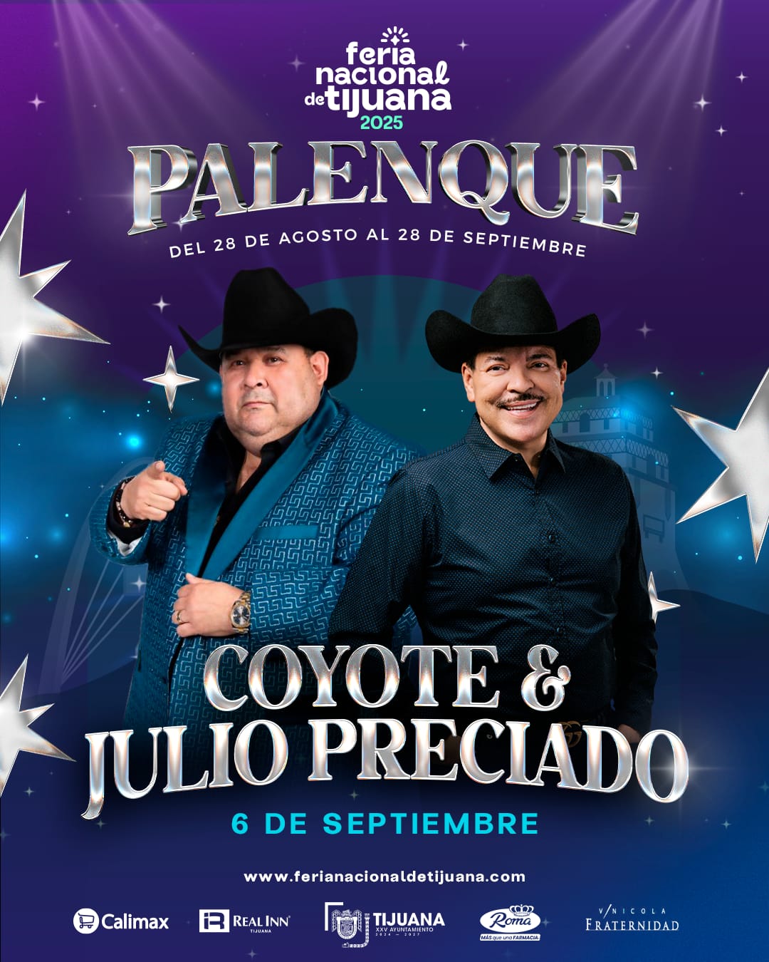 Coyote & Julio Preciado en el Palenque de la Feria de Tijuana 2025