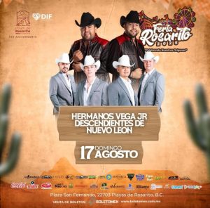 Hermanos Vega Jr y Descendientes de Nuevo León en la Feria de Rosarito 2025