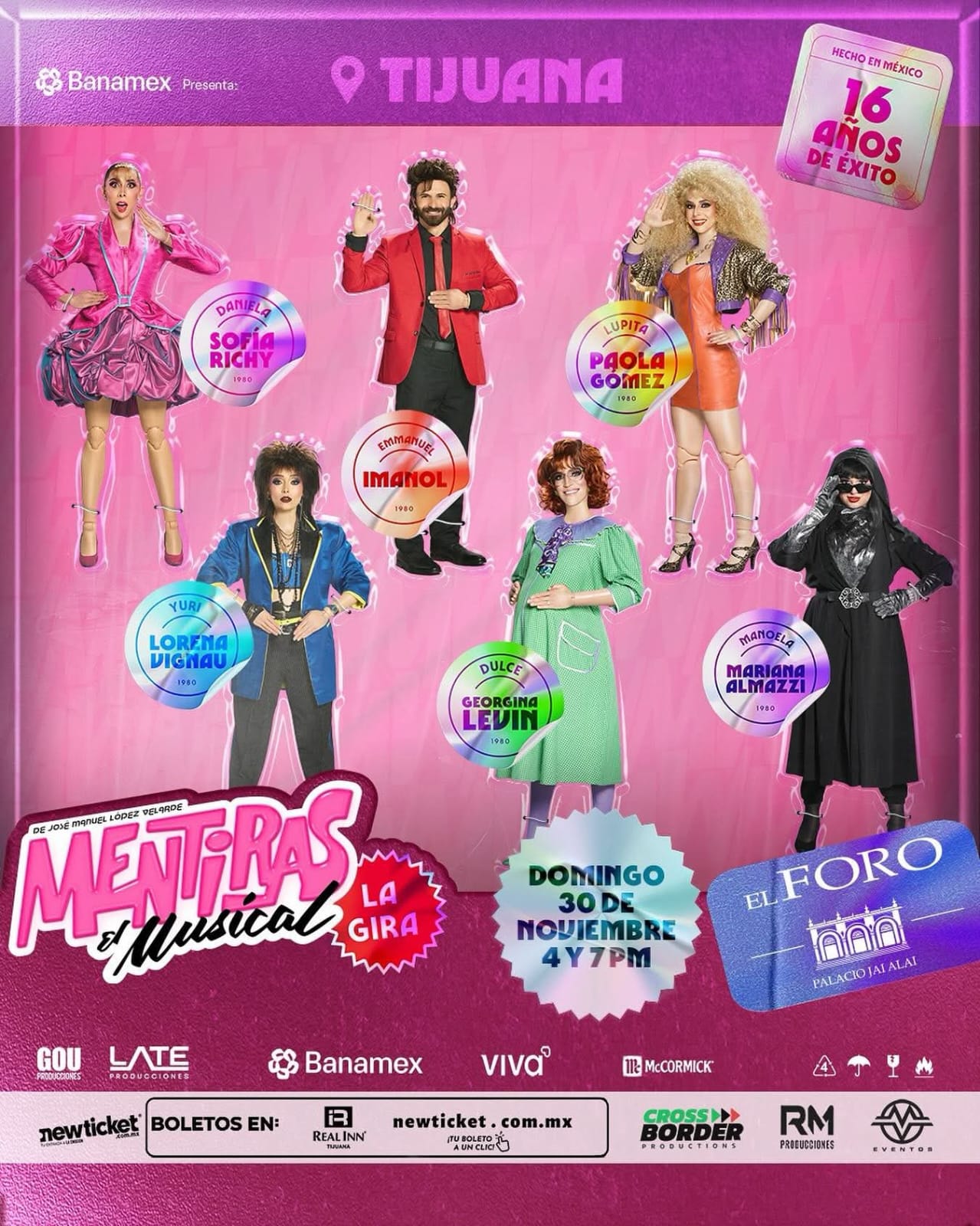 Mentiras El Musical en Tijuana 2025