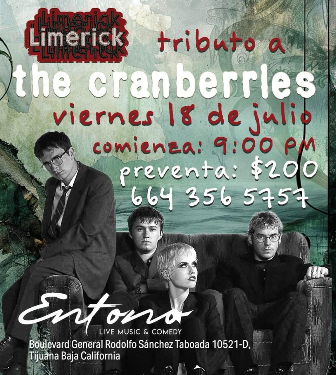 Tributo a The Cranberries en Tijuana 2025