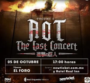 Attack on Titan The Last Concert en Tijuana 2025
