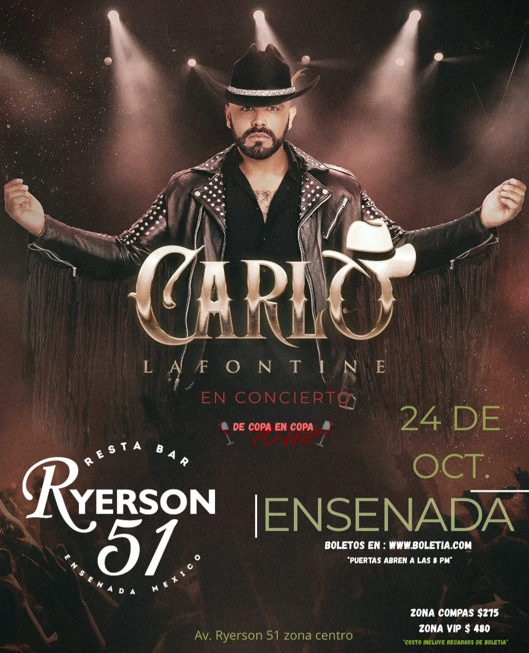 Carlo Lafontine en Ensenada 2025