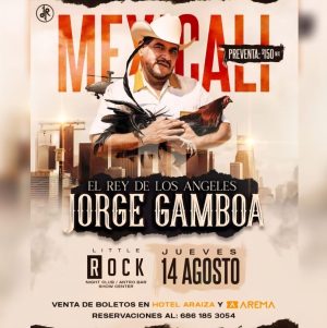 Jorge Gamboa en Mexicali 2025