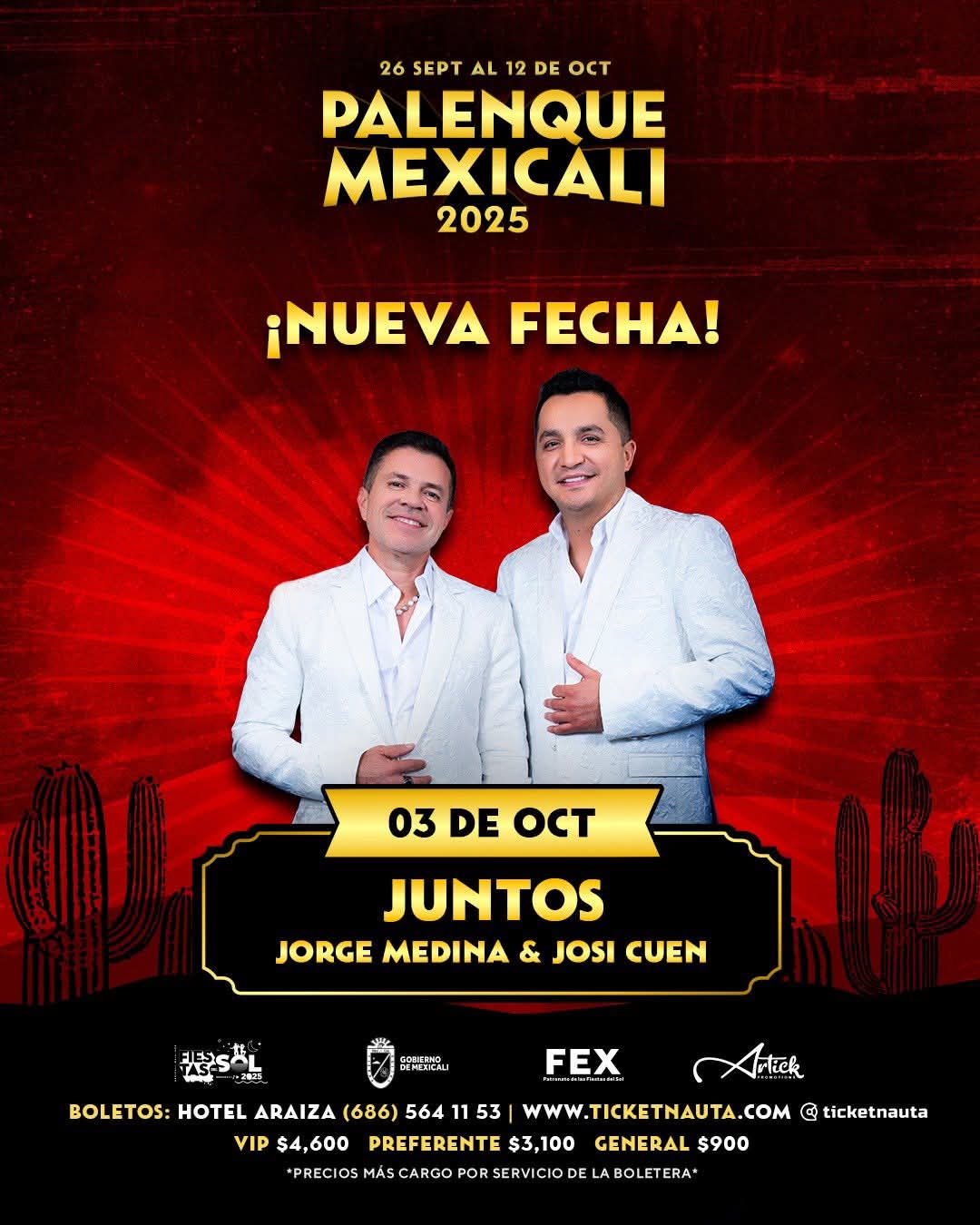 Juntos en el Palenque de Mexicali 2025