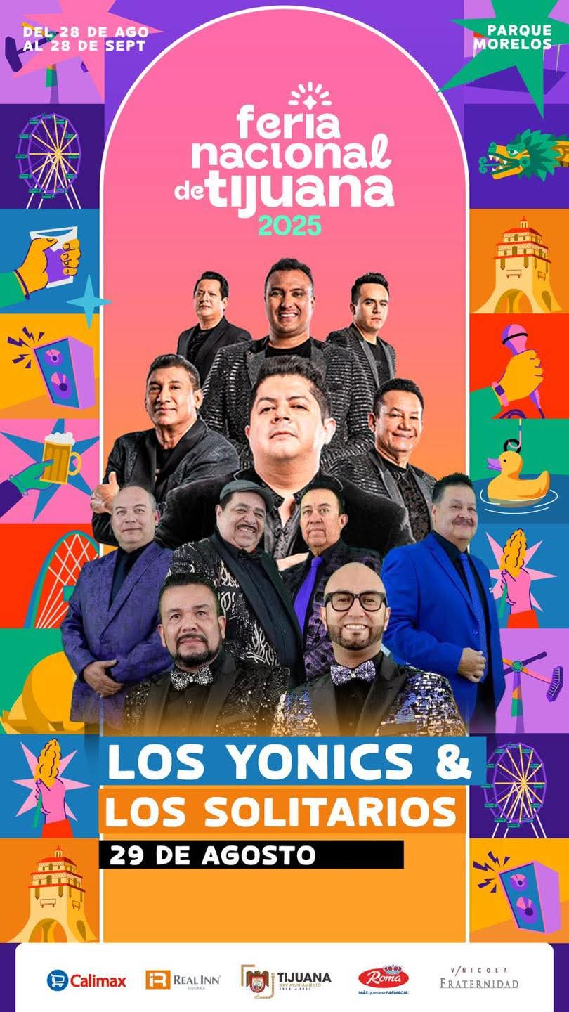 Los Yonic’s & Los Solitarios en la Feria de Tijuana 2025