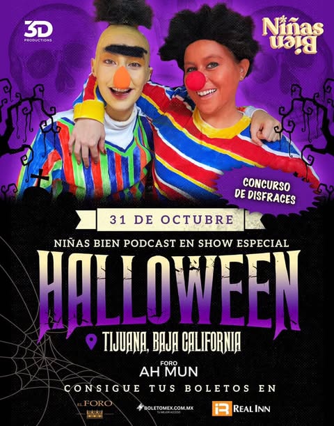 Niñas Bien Especial de Halloween en Tijuana 2025