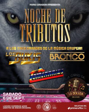 Noche de Tributos Vol.2 en Mexicali 2025