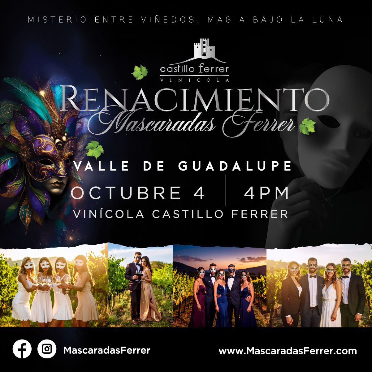 Renacimiento Mascaradas Ferrer en Valle de Guadalupe 2025