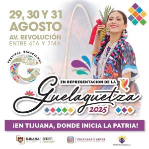 Representación de la Guelaguetza en Tijuana 2025