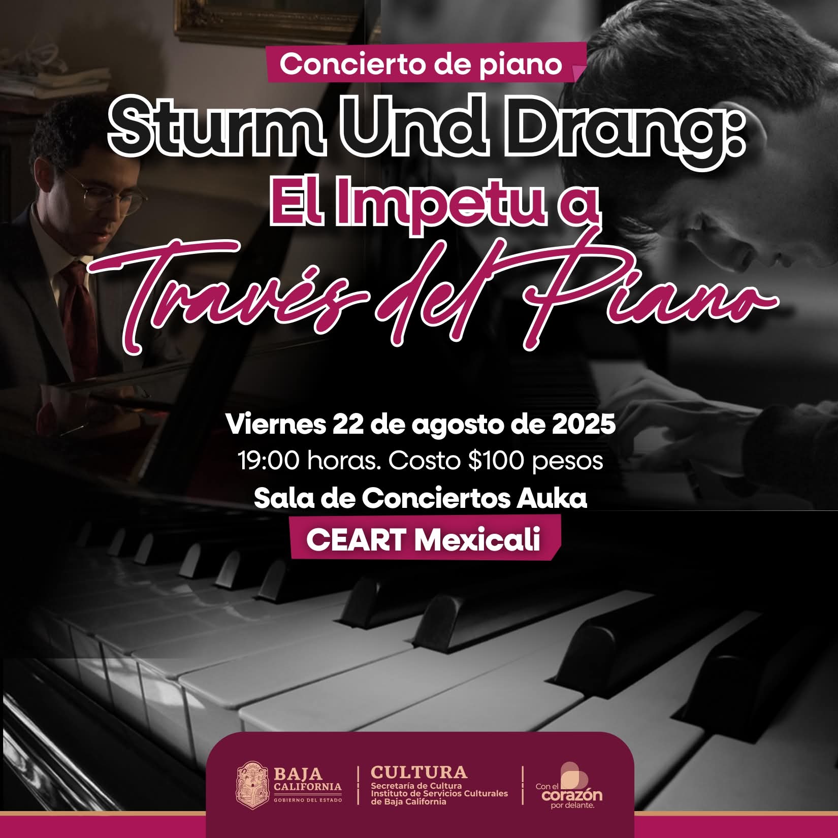 Sturm Und Drang El Ímpetu a Través del Piano en Mexicali 2025