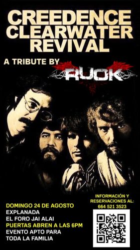 Tributo a Creedence Clearwater Revival en Tijuana 2025