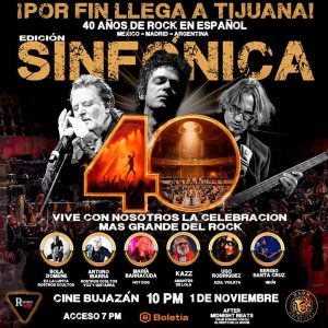 40 Aniversario de Rock En Español Sinfónica en Tijuana 2025