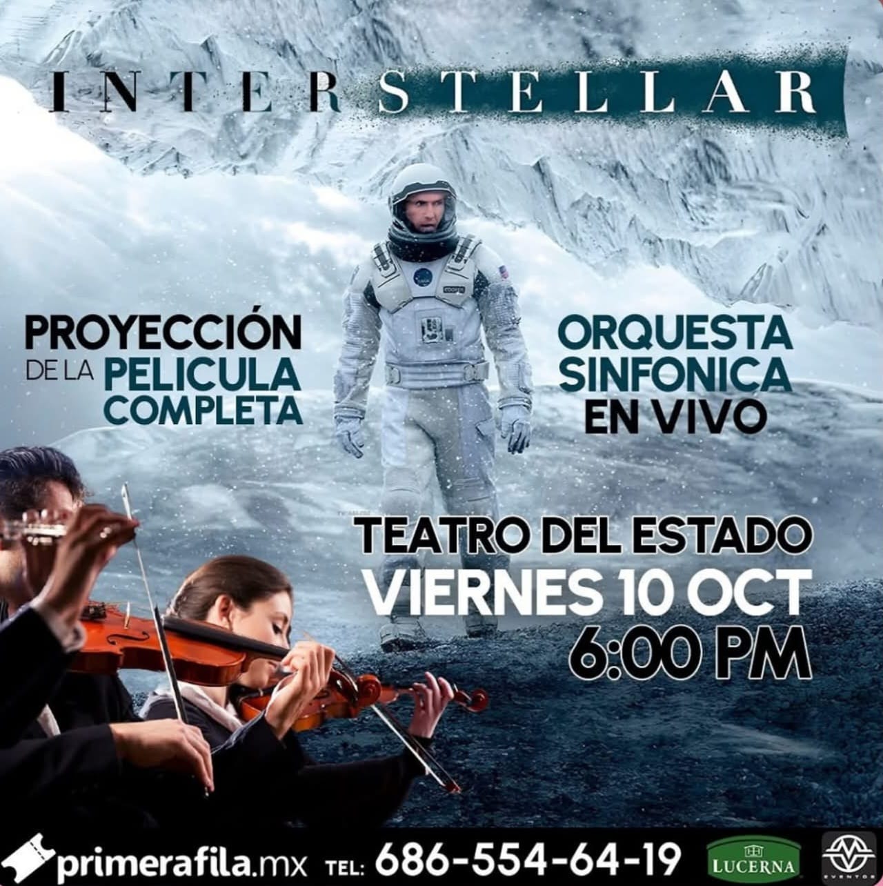 Interstellar con Orquesta en Vivo en Mexicali 2025