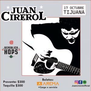 Juan Cirerol en Tijuana 2025