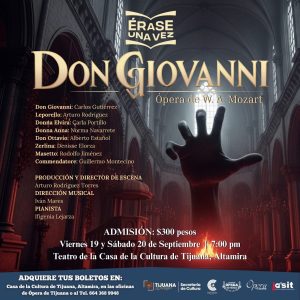 Ópera Don Giovanni en Tijuana 2025