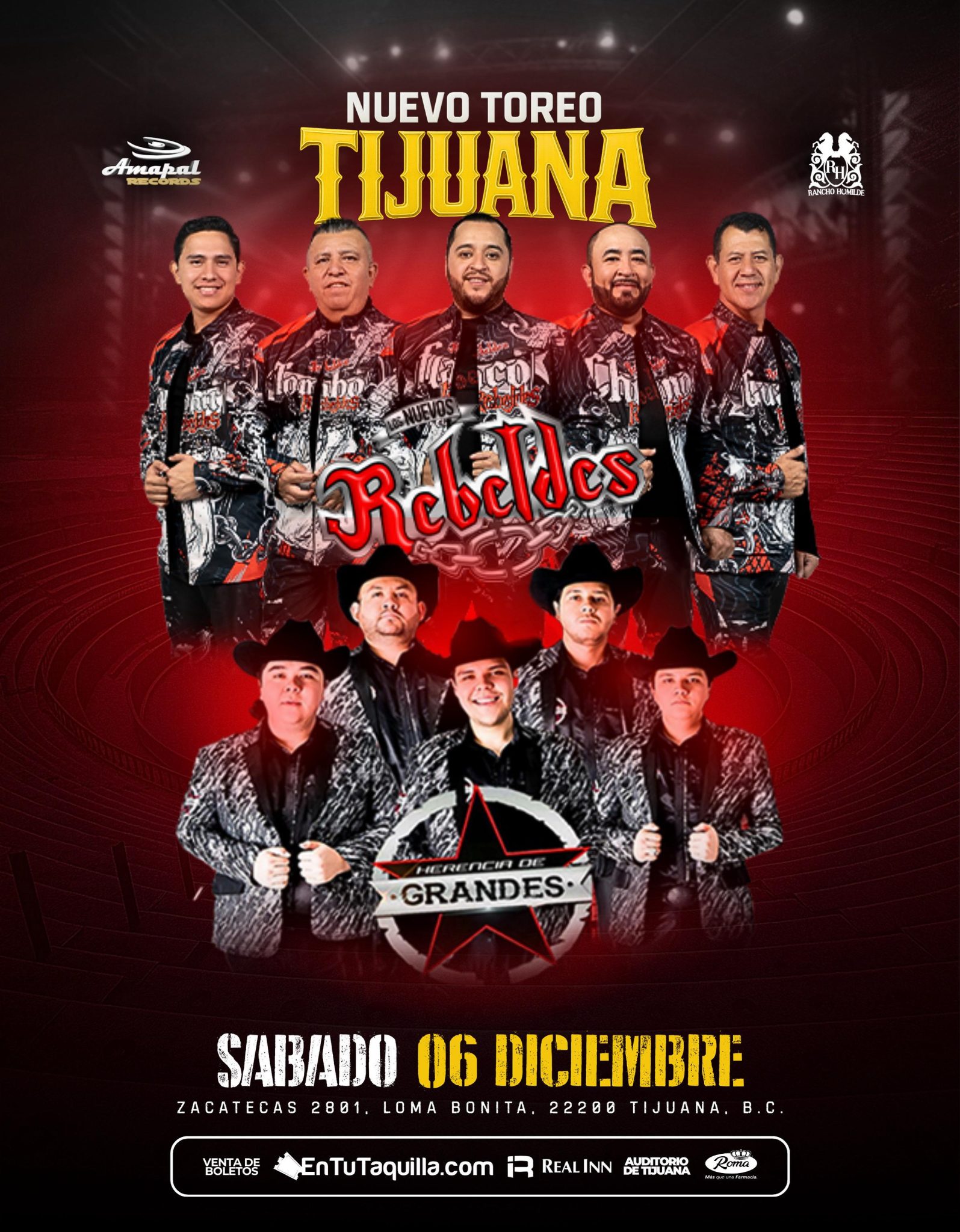 Rebeldes y Herencia de Grandes en Tijuana 2025