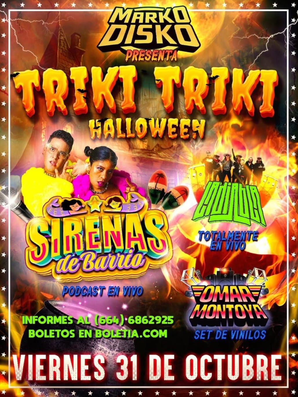 Sirenas de Barrio Especial Hallowen en Tijuana 2025