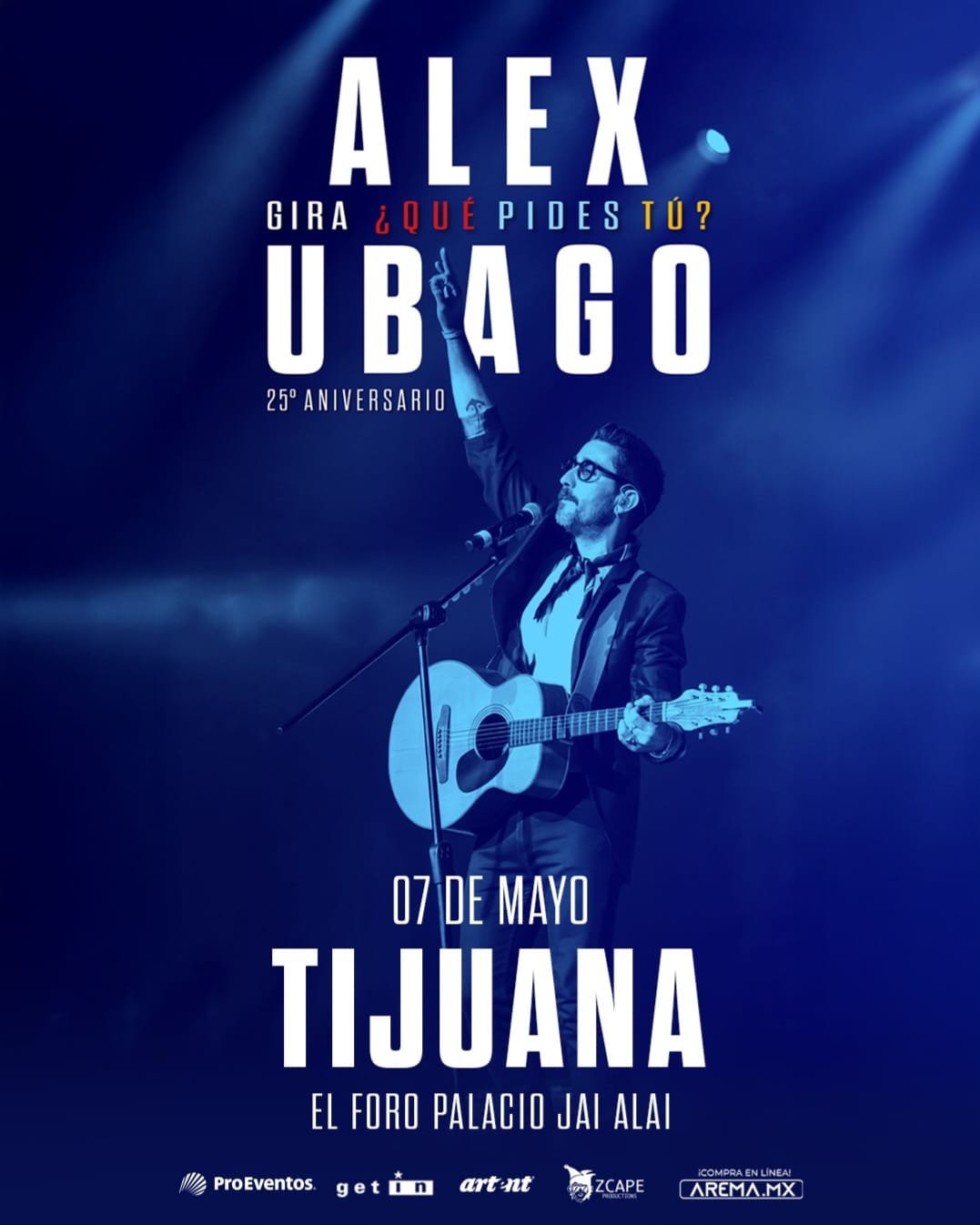 Alex Ubago en Tijuana 2026