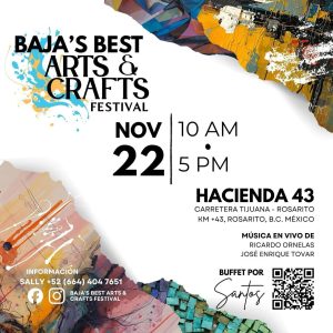 Best Baja Artist en Crafts Festival en Rosarito 2025
