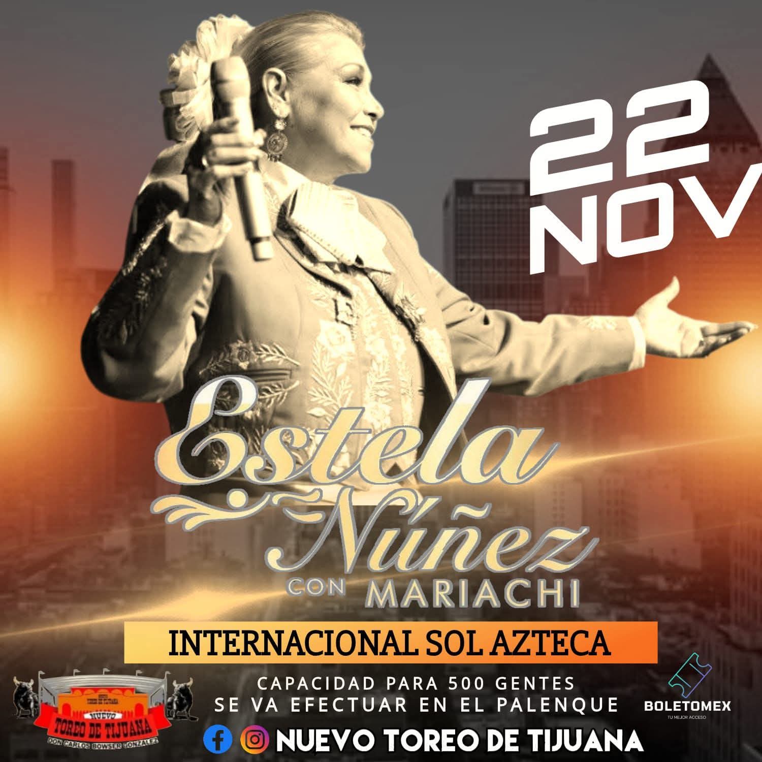 Estela Núñez en Tijuana 2025