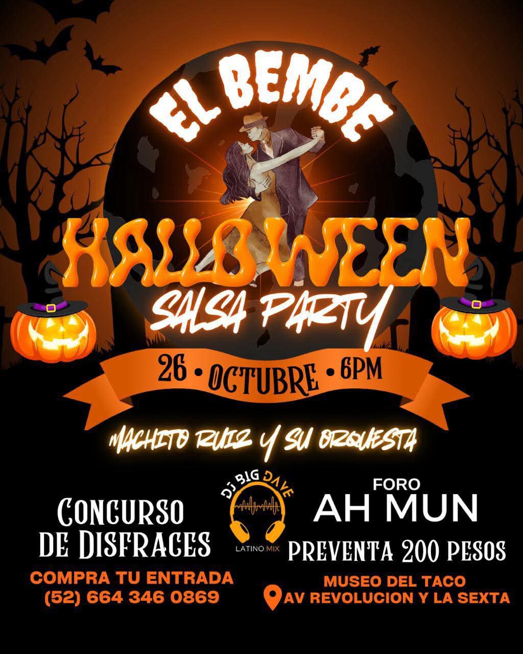 Halloween Salsa Party en Tijuana 2025