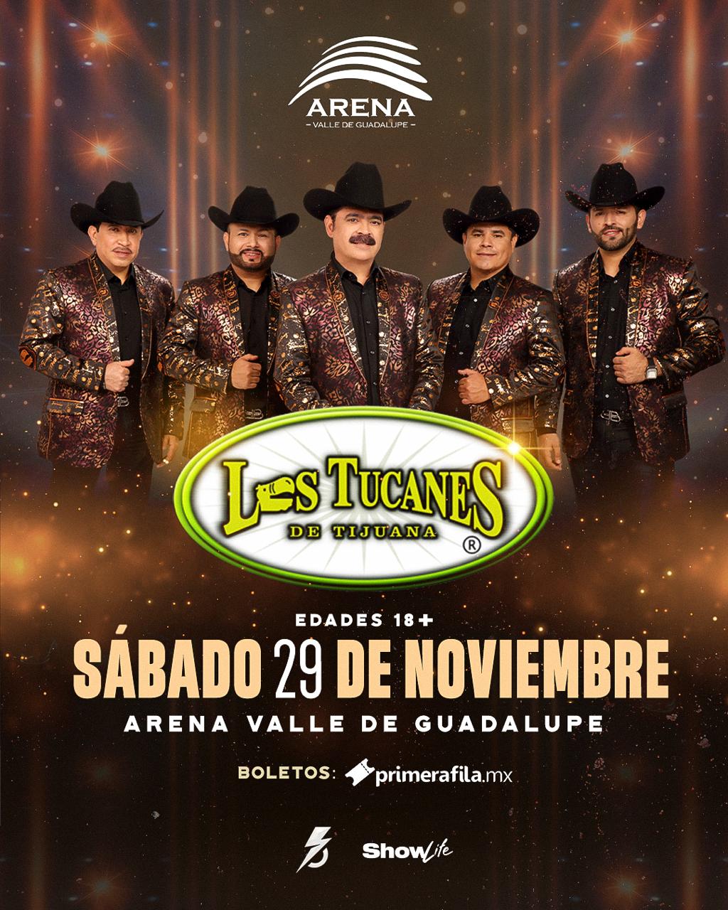 Los Tucanes de TIjuana en Arena Valle de Guadalupe 2025