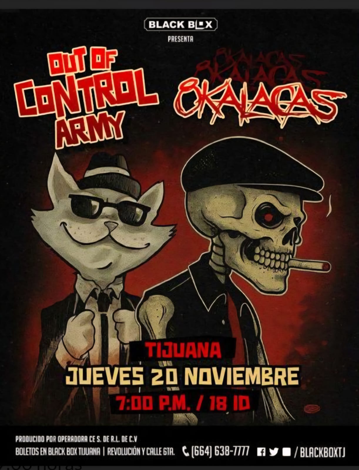 Out of Control Army 8 Kalacas en Tijuana 2025