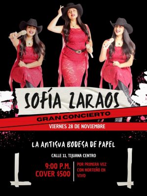 Sofía Zaraos en Tijuana 2025